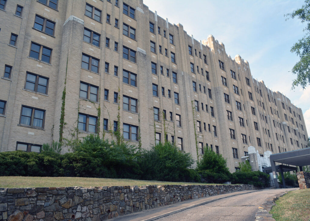 former St. Joseph's Hospital and ASMSA residence life building