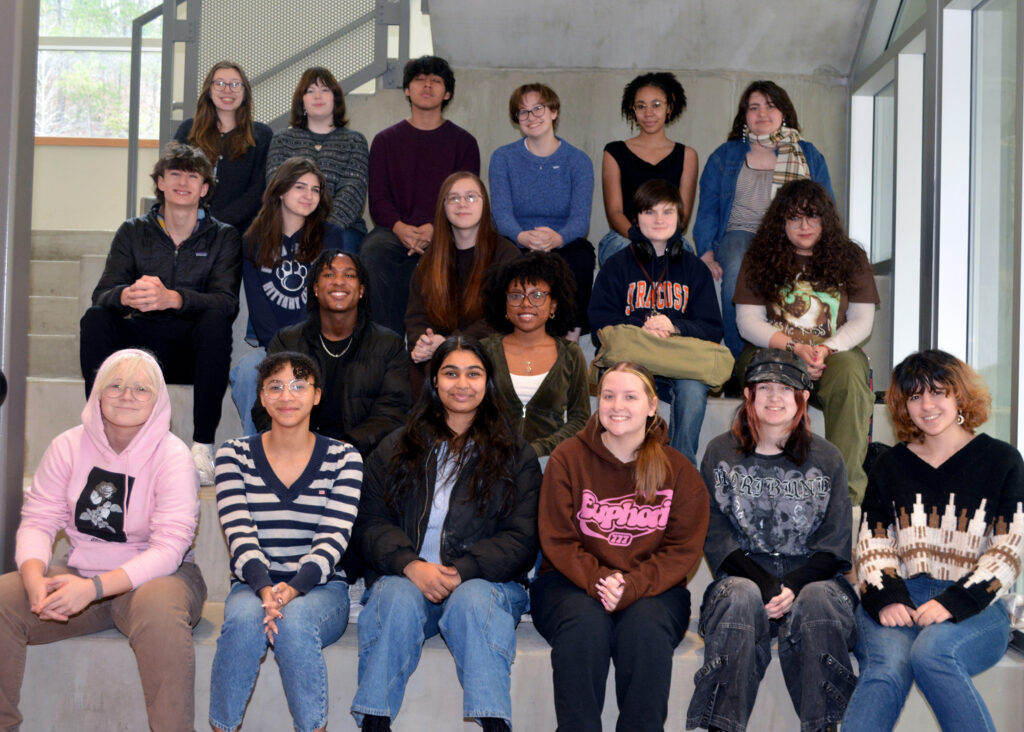 photo of students who earned Scholastic Arts & Writing recognition